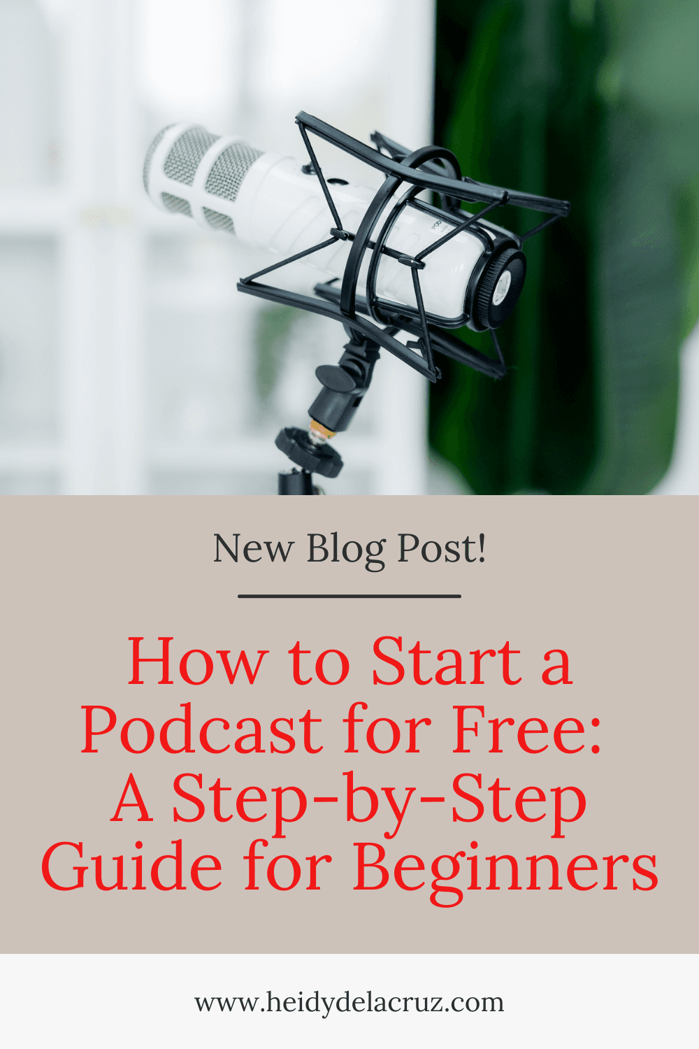 How to Start a Podcast for Free