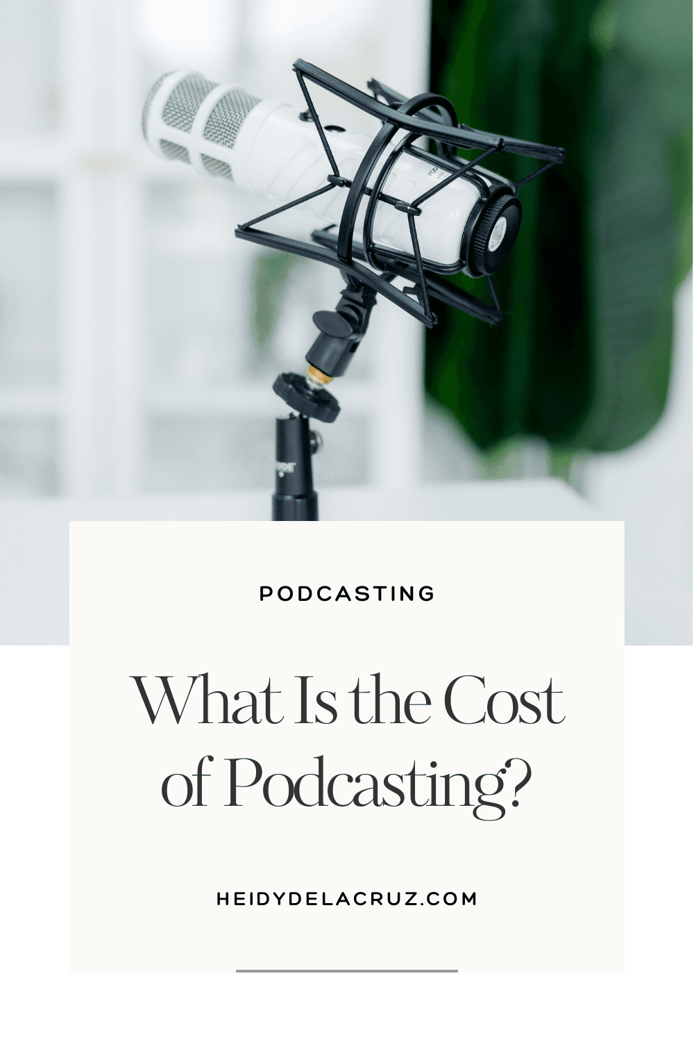 What Is the Cost of Podcasting?