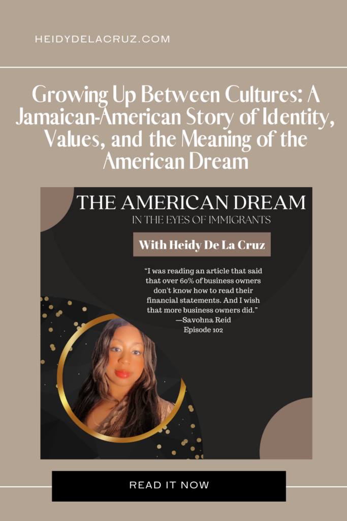 graphic that says growing up between cultures